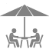Outdoor Dining Area Icon